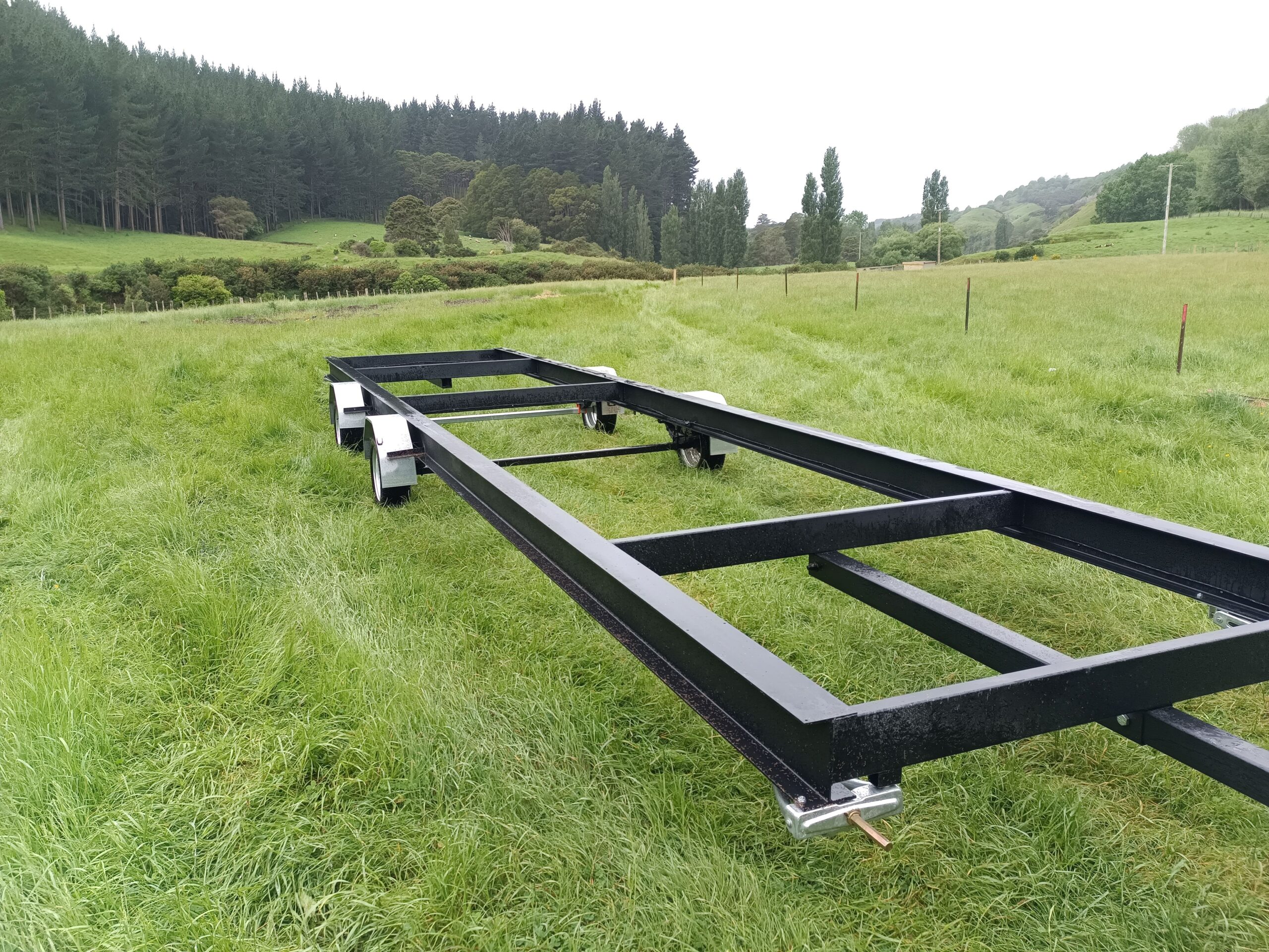 Structural I-Beam Tiny House Trailer